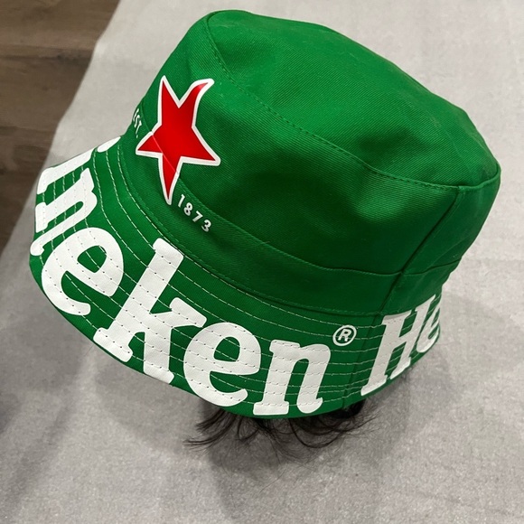 Heineken Green Bucket Hat- Unisex NWOT - Picture 3 of 8